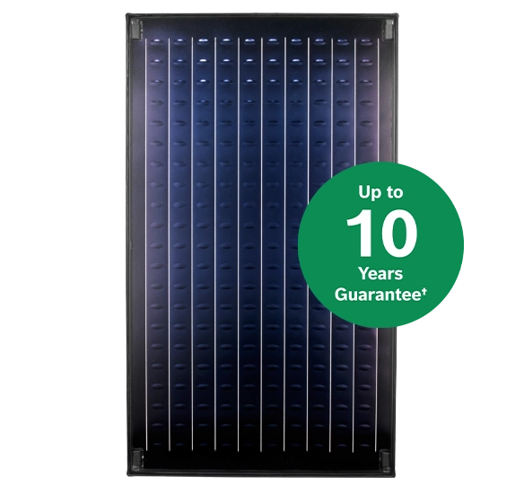 solar product with 10 year guarantee roundel